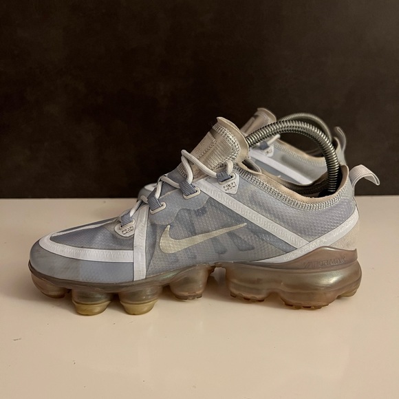 Nike Air VaporMax Indigo Fog Pure Platinum Blue AJ2617-001 Wmns 8.5 / 7Y - Picture 16 of 16